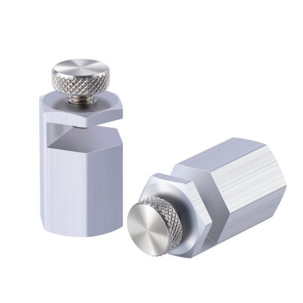 Tall Stair Gauges for Framing Square, Ortis Framing Jig for Easier and Faster Stair Layout, Non-Slip, Pack of 2, Silver