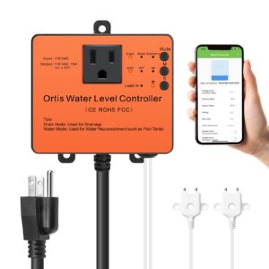 WiFi Sump Pump Controller and Alarm, Check Water Level Status, Timely Alerts for Pump Failures & Overload, Keep Your Basement Dry, Perfect for Sump Pits, Submersible, Utility, Water Well Pump